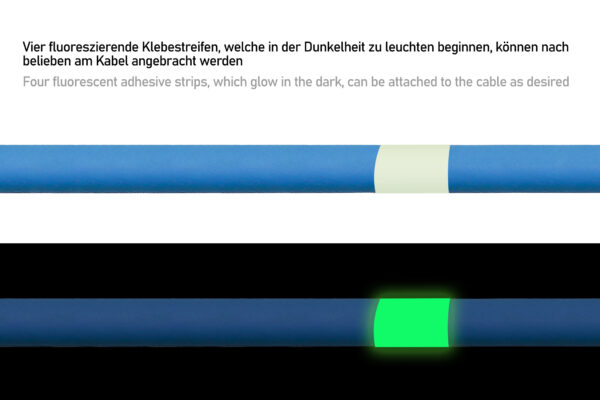 Blaues Typ 2 Ladekabel