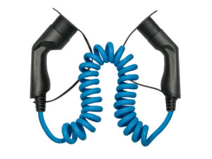 Blaues Typ 2 Ladekabel