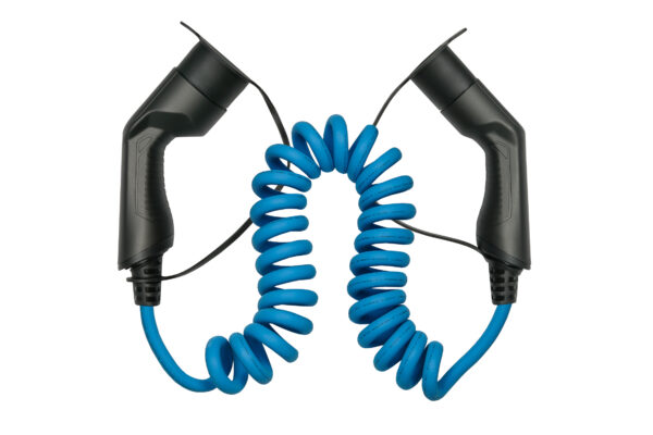 Blaues Typ 2 Ladekabel