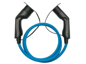 Blaues Typ 2 Ladekabel