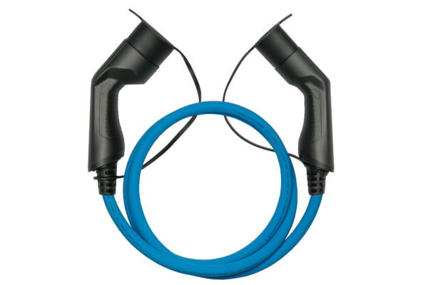 Blaues Typ 2 Ladekabel