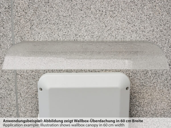 Wallbox-Überdachung Regenschutz Schutzdach