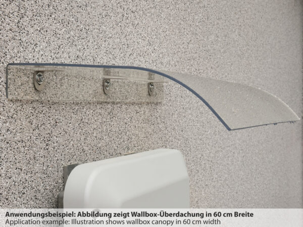 Wallbox-Überdachung Regenschutz Schutzdach