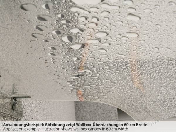 Wallbox-Überdachung Regenschutz Schutzdach